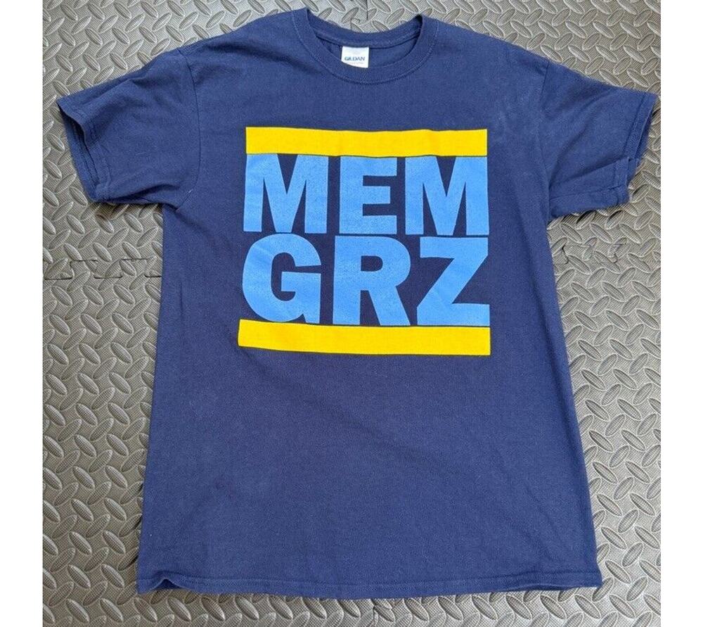 NBA Memphis Grizzlies Custom T-Shirt Gildan Men’s Medium MEM GRZ